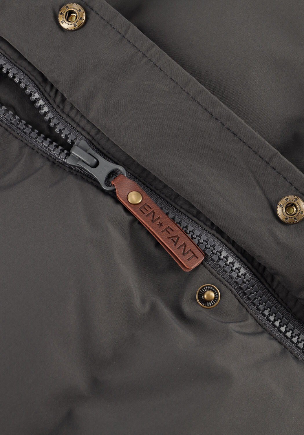 Dunkelgrau ENFANT Wattierte Jack QUILTED JACKET - large