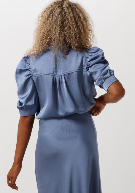 Hellblau NEO NOIR Blusen ROELLA HEAVY SATEEN BLOUSE - large