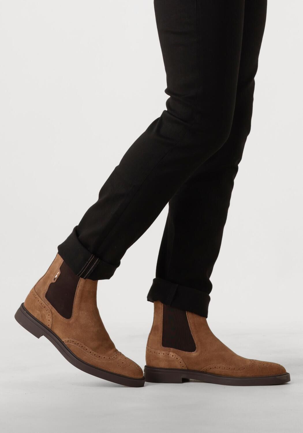 Beige BOSS Chelsea Boots CALEV_CHEB - large