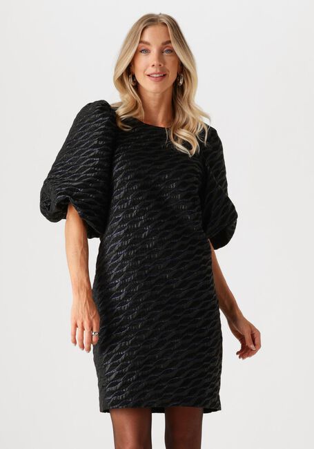 Schwarze CO'COUTURE Minikleid ZEBRA CC FLOCK DRESS - large