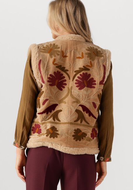 Camelfarbene LOUIZON Gilet DARRENA - large