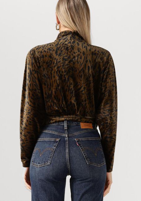 Braune ANOTHER LABEL Top ARWEN ANIMAL TOP - large