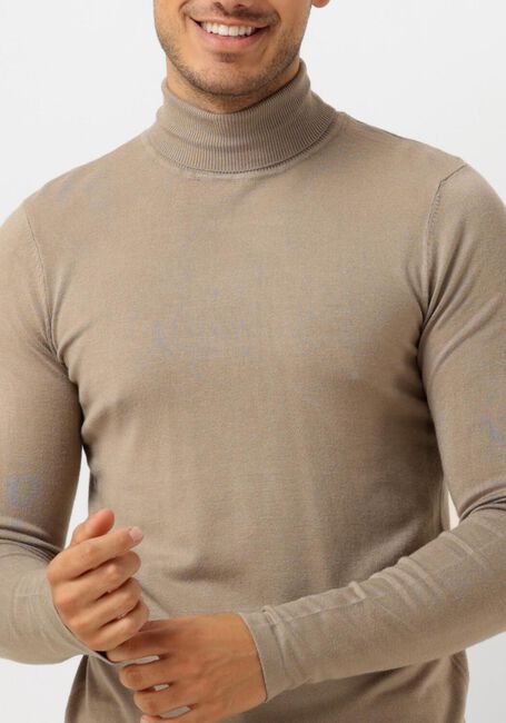 Taupe PURE PATH Rollkragenpullover ESSENTIAL KNIT TURTLENECK SWEATER - large
