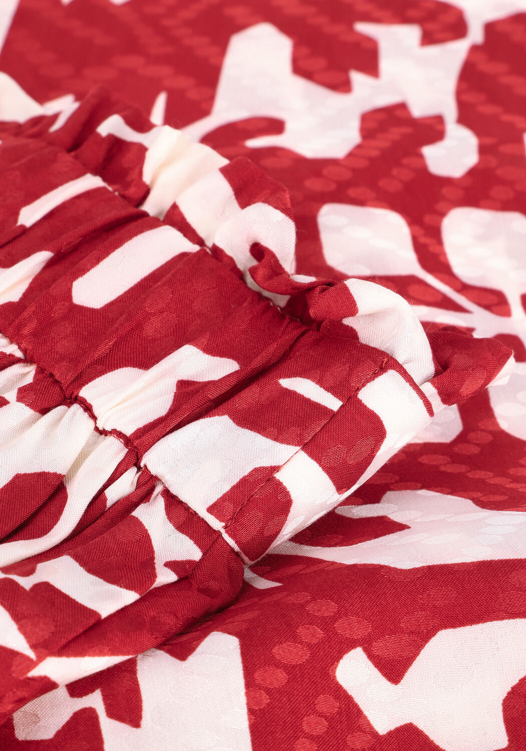 Rote IDANO Weite Hose JULES - large