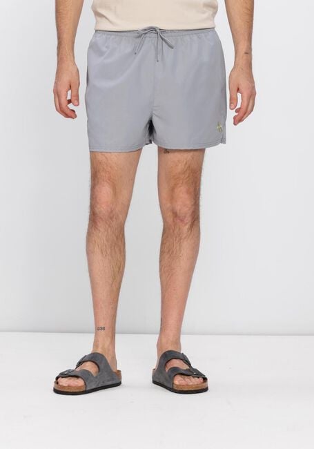 Hellgrau CALVIN KLEIN UNDERWEAR Badehosen SHORT DRAWSTRING WAISTBAND - large