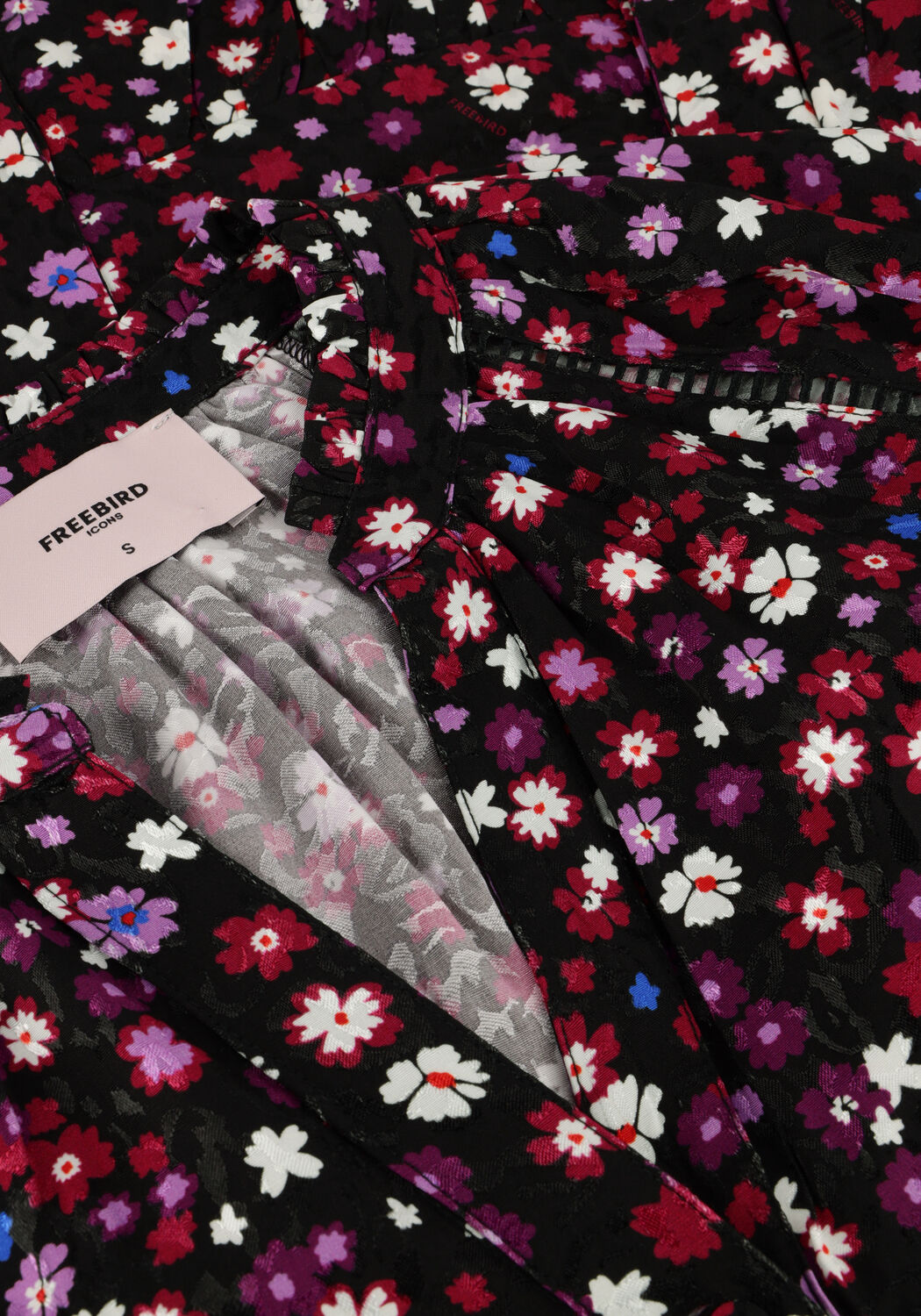 Schwarze FREEBIRD Minikleid DONNE - large