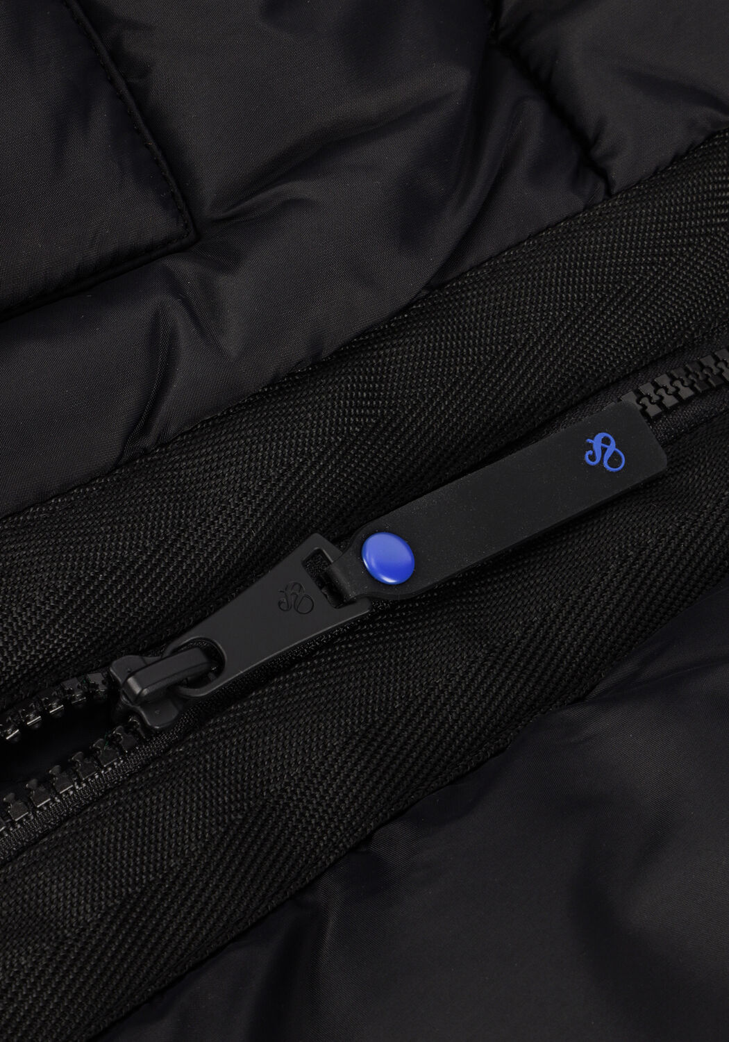 Schwarze SCOTCH & SODA Wattierte Jack HOODED PUFFER JACKET - large