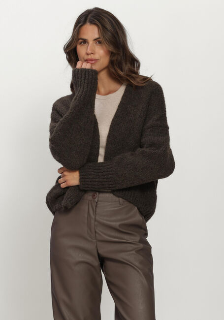 Dunkelgr&uuml;n KNIT-TED Strickjacke BECKY CARDIGAN - large