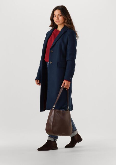 Dunkelblau TOMMY HILFIGER Mäntel CLASSIC SB WOOL REG COAT - large
