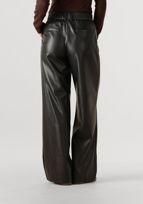 Schwarze WITHBLACK Weite Hose WBLJORK VEGAN WIDE PANT - large