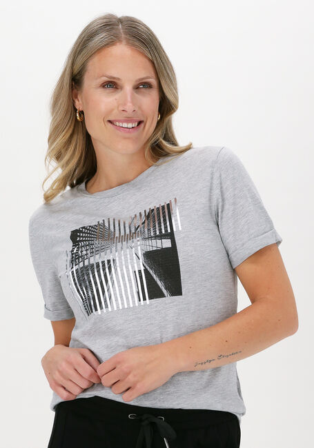 Graue SUMMUM T-shirt TEE SKYSCRAPER ARTWORK COTTON - large