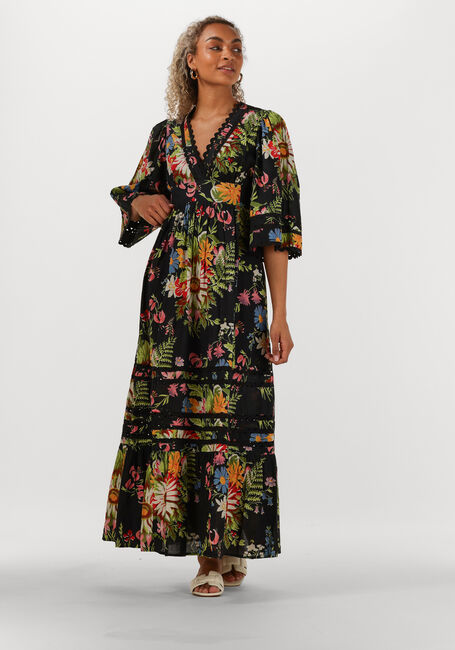 Mehrfarbige/Bunte ANTIK BATIK Maxikleid LISA LONG DRESS - large