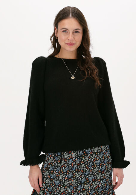 Schwarze FABIENNE CHAPOT Pullover SALLY FRILL PULLOVER - large