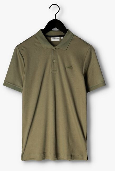 Khaki CALVIN KLEIN Polo-Shirt SMOOTH COTTON SLIM POLO - large