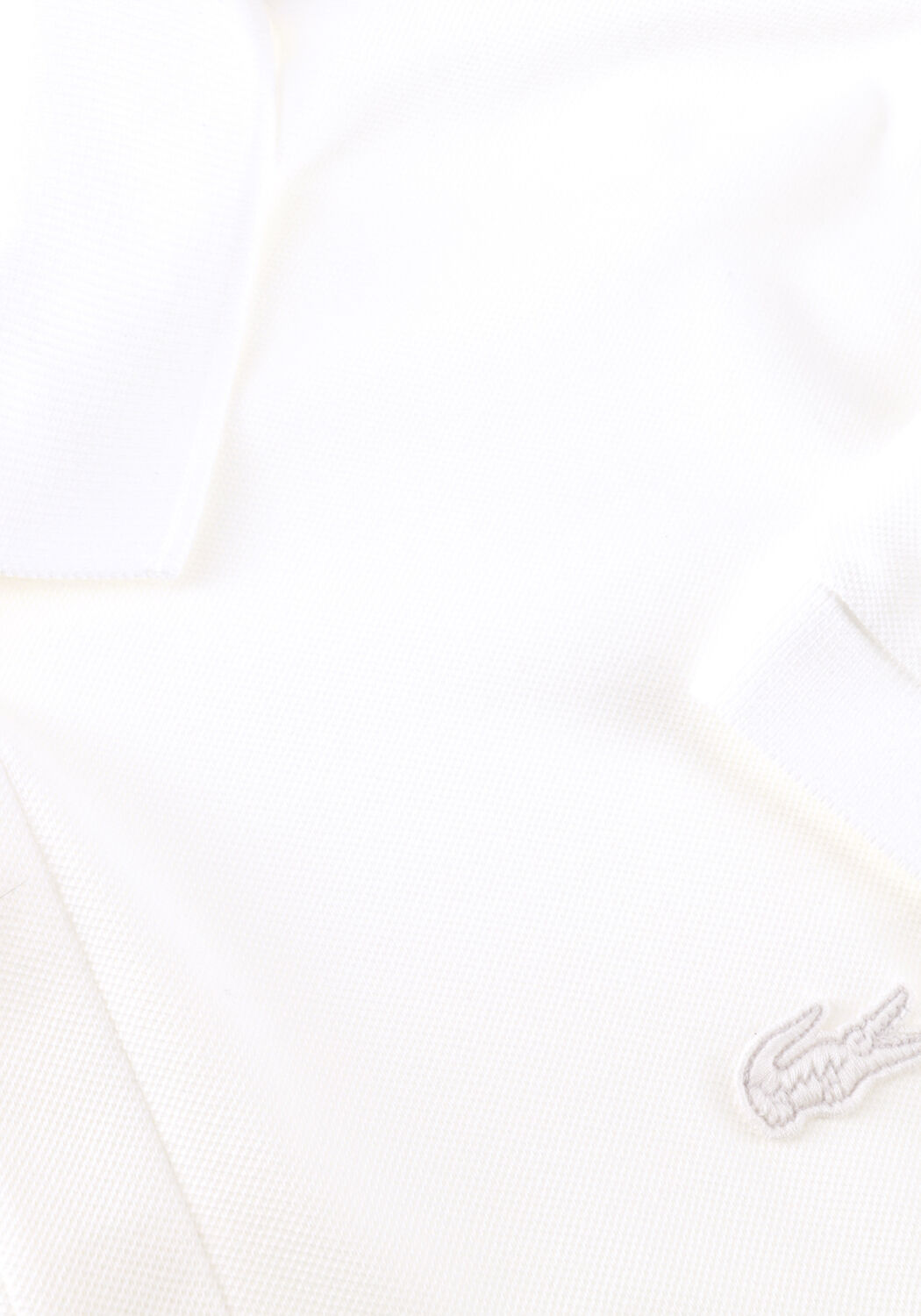 Wei&szlig;e LACOSTE Polo-Shirt REGULAR FIT COTTON BLEND POLO SHIRT - large