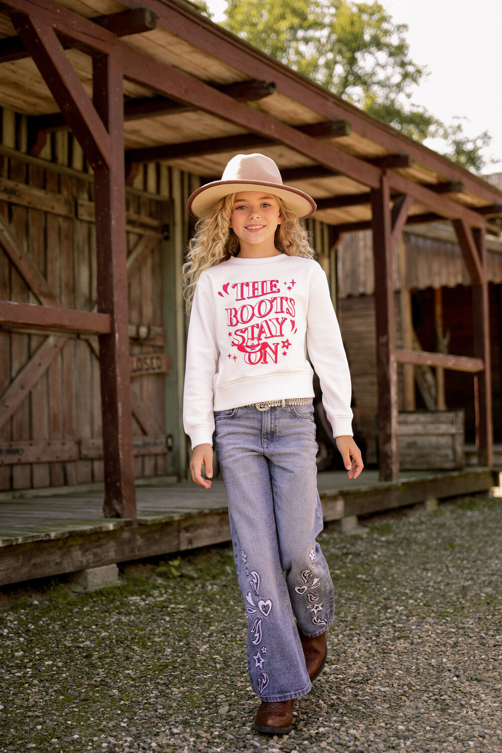 Blaue VINGINO Wide jeans CAROLINE - large