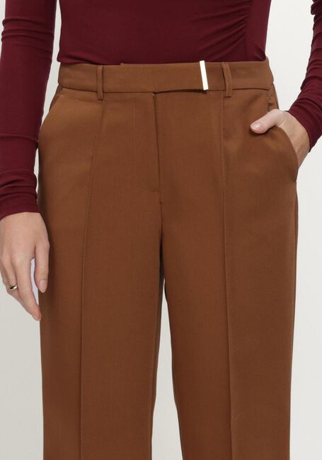 Cognacfarbene AAIKO Hose CHANTALLE ELASTIC RPES 345 TROUSERS - large