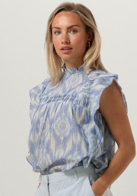 Blaue CIRCLE OF TRUST Bluse LIVANA BLOUSE - large