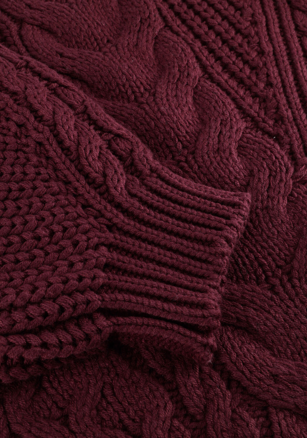 Bordeaux Y.A.S. Pullover YASNANSA LS KNIT PULLOVER S. - large