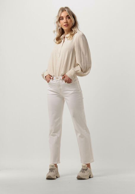 Sand SELECTED WOMEN Blusen SLFVIVA LINEN TOP - large