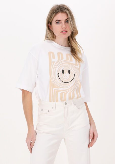 Weiße CATWALK JUNKIE T-shirt TS GOOD MOOD - large