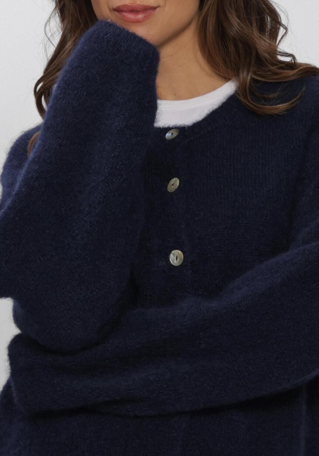 Dunkelblau BY-BAR Strickjacke CLEO CARDIGAN - large