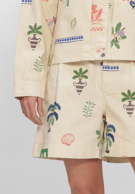 Mehrfarbige/Bunte OBJECT Kurze Hosen OBJALLY HW LO SHORTS - large