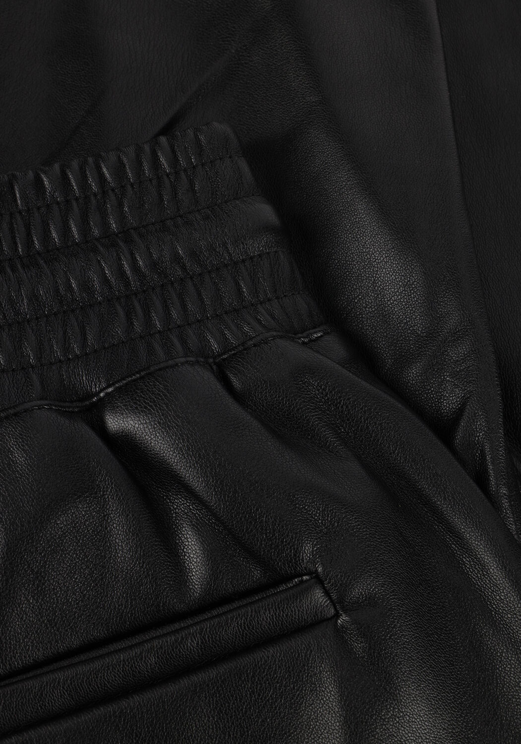 Schwarze NUKUS Hose PARIS PANTS PU - large