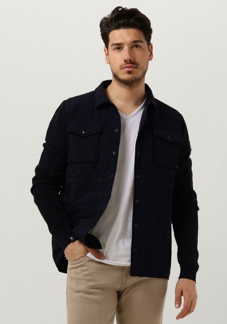 dunkelblau vanguard jack in-between jacket cotton polyamide