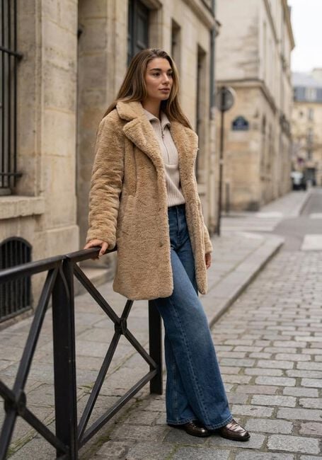 Sand NOTRE-V Fake-Fur-Jack NV-ECRIN - large