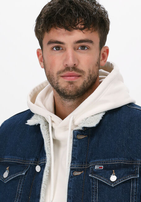 Blaue TOMMY JEANS Jeansjacke RGLR SHERPA TRKR JCKT BE551 DB - large