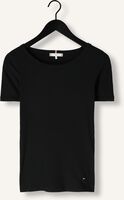 Schwarze TOMMY HILFIGER T-shirt SLIM 5X2 RIB C-NK SS Schwarze TOMMY HILFIGER T-shirt SLIM 5X2 RIB C-NK SS - medium