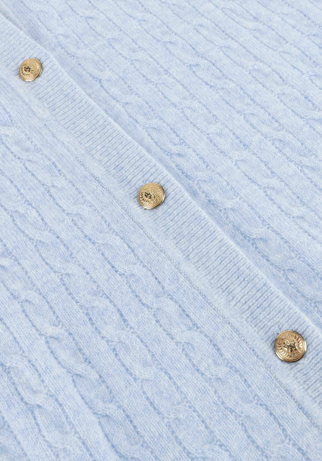 Blaue TOMMY HILFIGER Top MINI CABLE C-NK CARDI SS - large