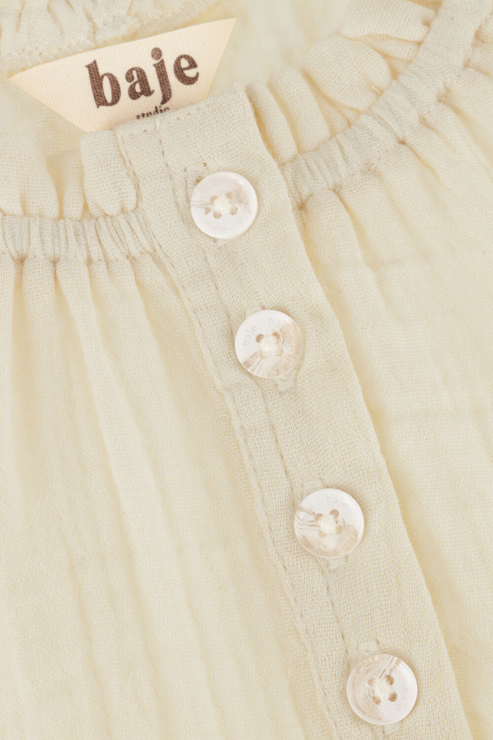 Ecru BAJE STUDIO Minikleid NOVA - large