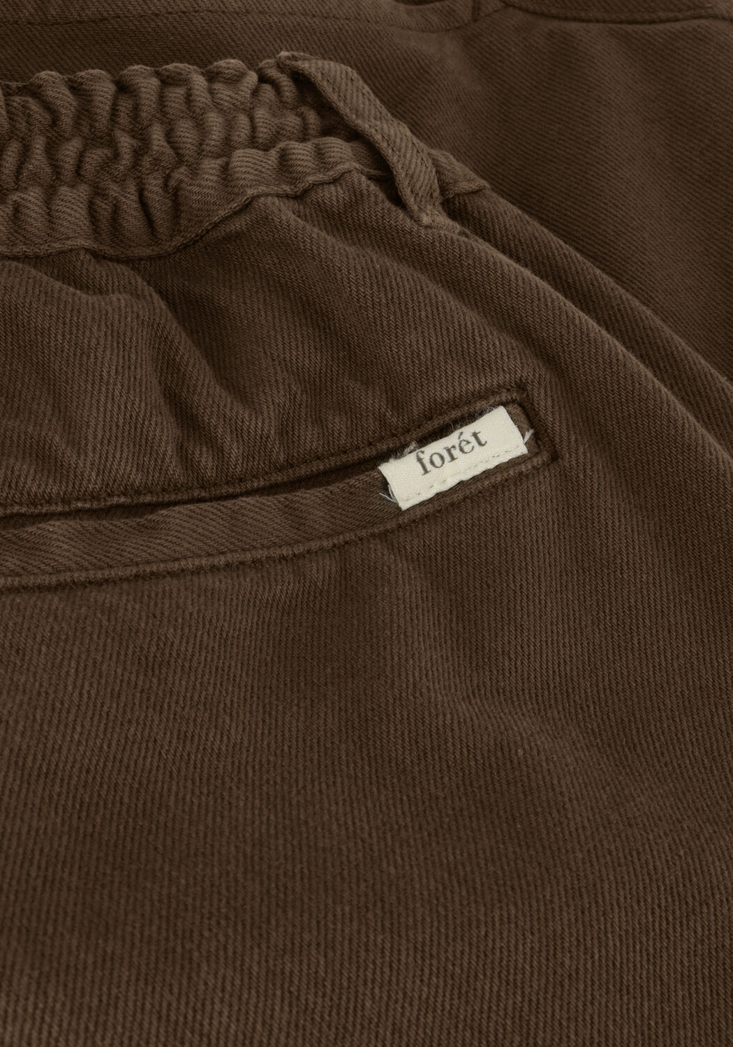 Braune FOR&Eacute;T Kurze Hose CLAY SHORT - large