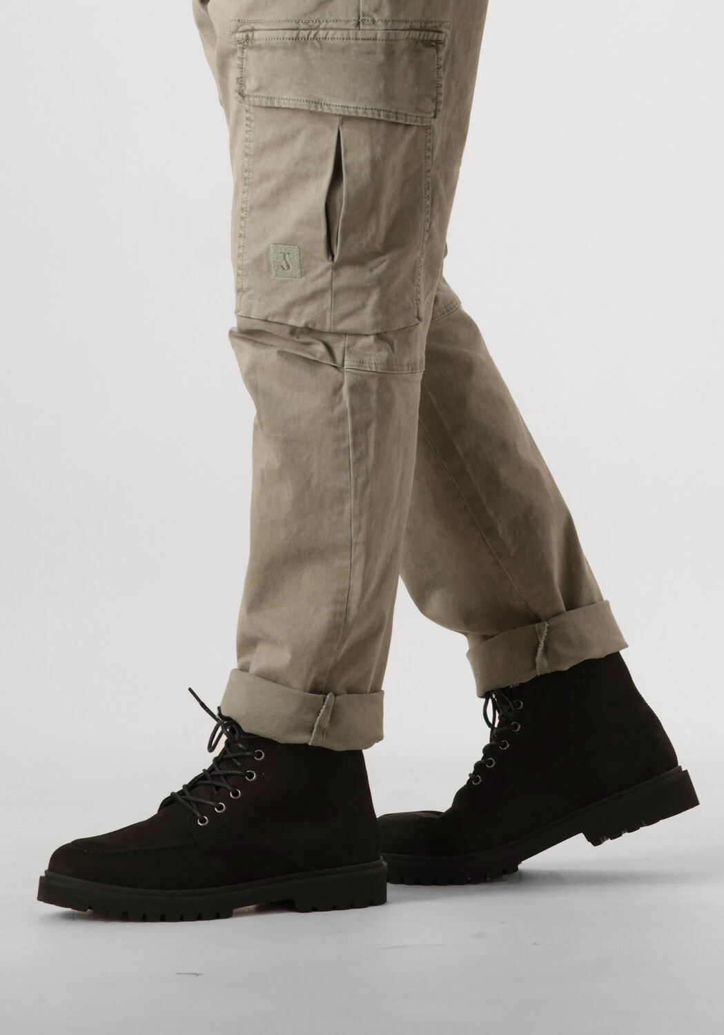 Schwarze NUBIKK Schn&uuml;rboots ETHAN HARVEY - large