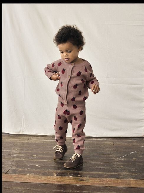 Hell-Pink LIL' ATELIER Strickjacke NBFLULIO KNIT CARD LIL - large