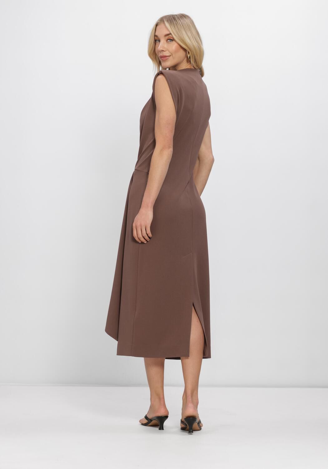 Braune CO'COUTURE Kleider FALCONCC PLEAT DRESS - large