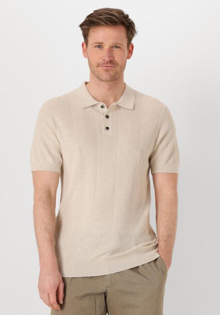 Beige PROFUOMO Polo-Shirt POLO SHORT SLEEVE - large