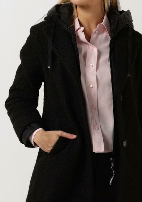 Schwarze BEAUMONT Wattierte Jack PADDED BLAZER COAT - large