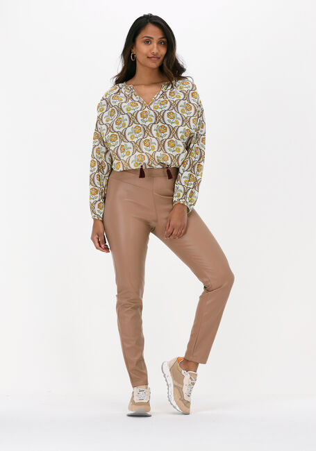 Braune SIMPLE Legging ECO LEATHER PANTS - large