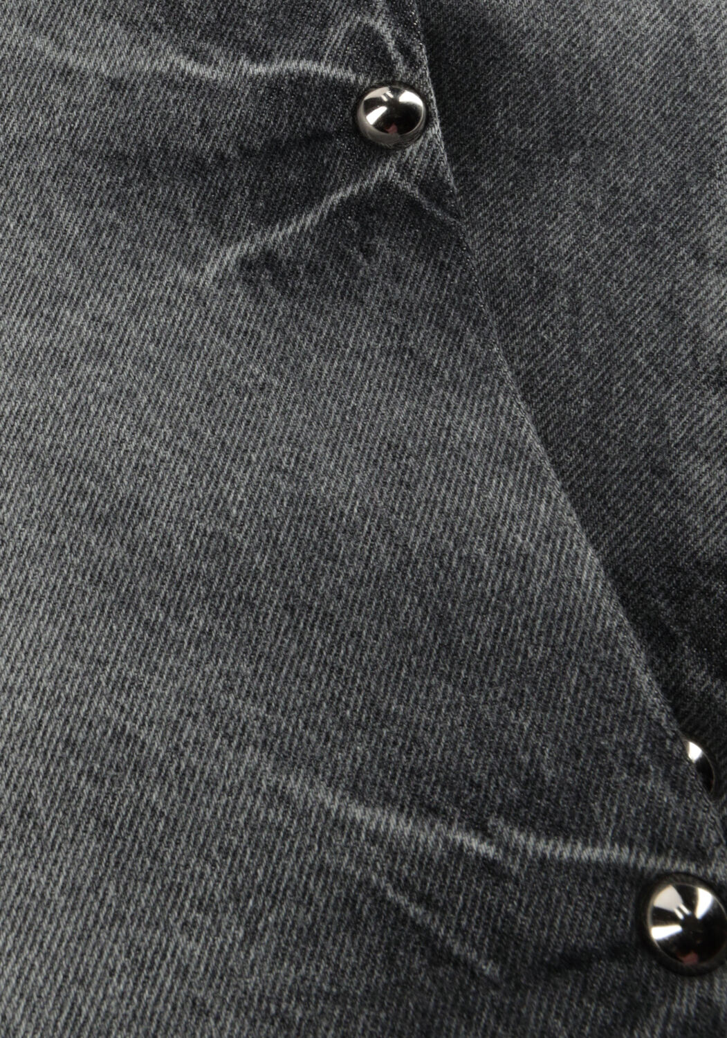 Graue HOMAGE Wide jeans MID WAIST JEANS WITH BIG STUDS - large