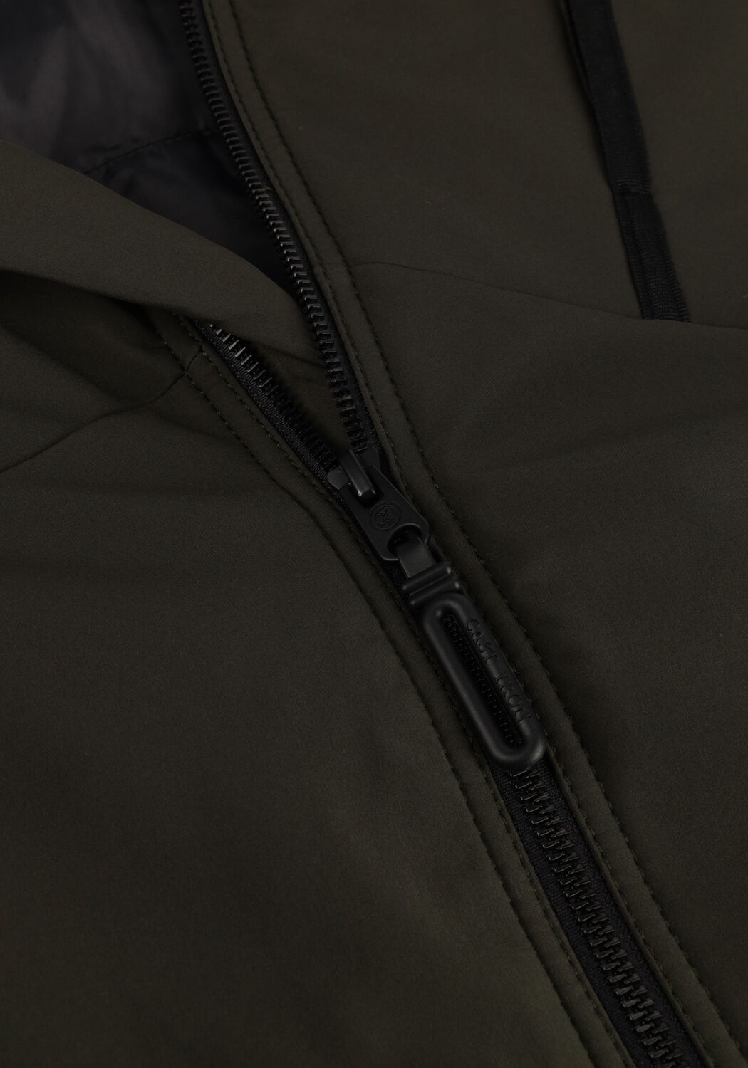 Beige CAST IRON Parkas HOODED JACKET SOFTSHELL SUPERBOLT - large