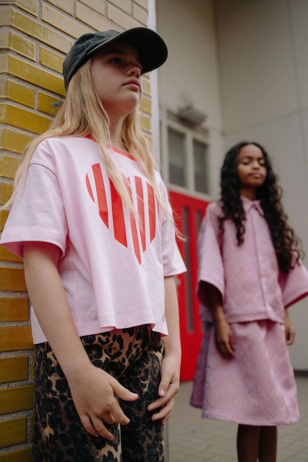 Rosane CALL ME FRANKIE T-shirt CROPPED HEART T-SHIRT - large