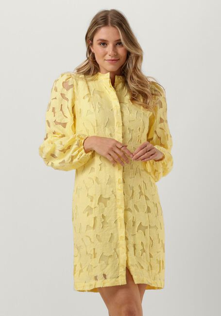 Gelbe LEVETE ROOM Minikleid ASTER 1 - large