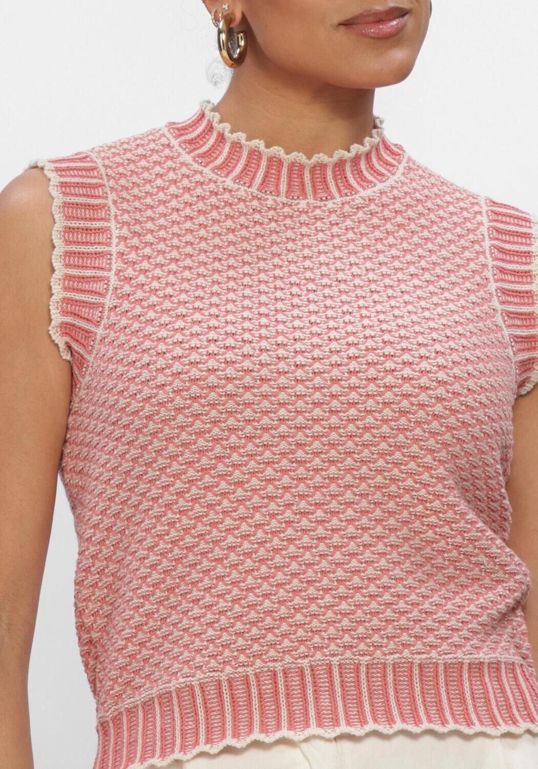 Mehrfarbige/Bunte MSCH COPENHAGEN Spencer MSCHPILLA VEST - large