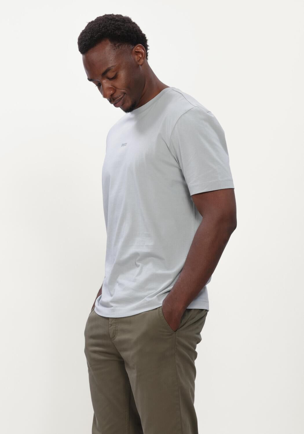 Hellgrau BOSS ORANGE Polo-Shirt TCHUP - large