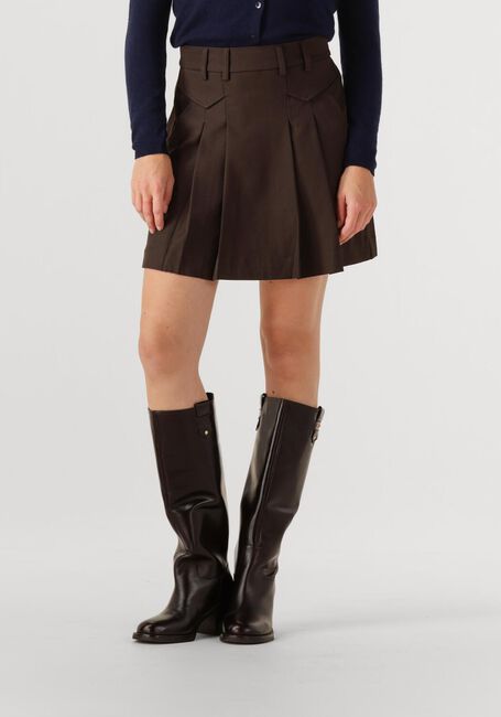 Braune CO'COUTURE Minirock LUNA POCKET PLEAT MINI SKIRT - large