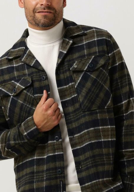 Grüne BUTCHER OF BLUE Overshirt SATURN MK.2 CHECK OVERSHIRT - large