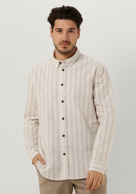 Nicht-gerade weiss ANERKJENDT Casual-Oberhemd AKLEIF L/S DOUBLE STRIPE - large